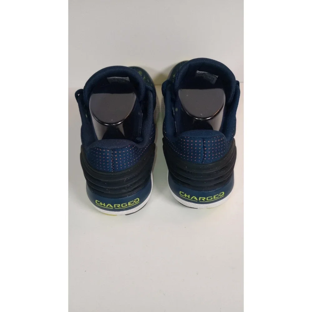 Under Armour Charged Rogue Blue Green Shoes 3021612-401 Womens 8.5 Youth 7Y